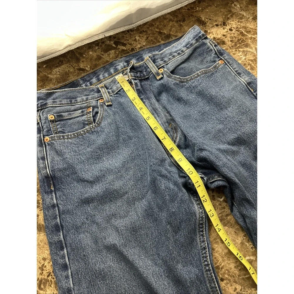 Levi's 505 Men's Straight Leg Jeans Size 32x29 Blue Denim Casual